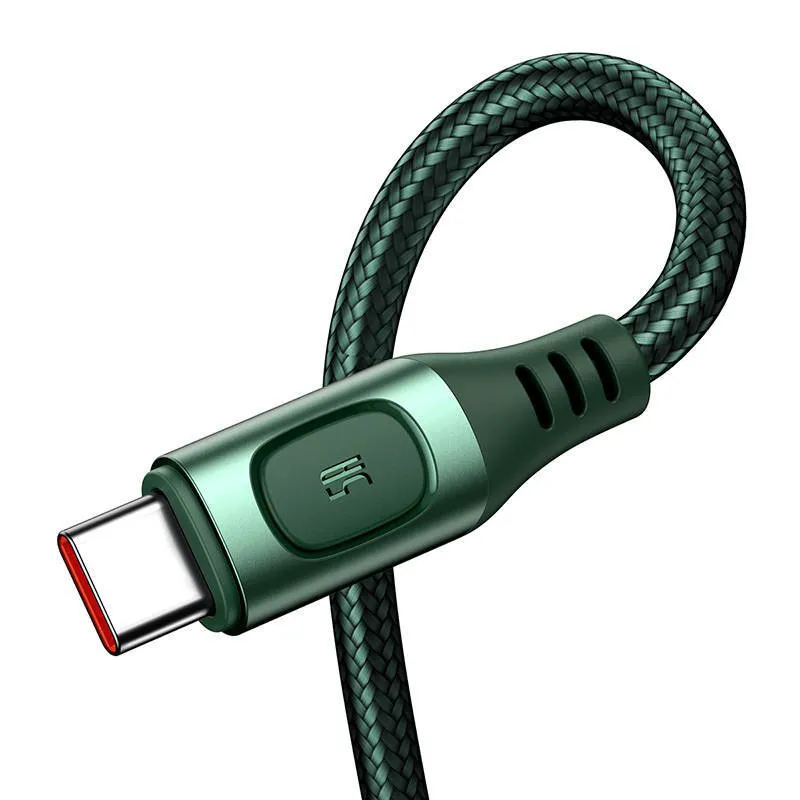 Quick Charge USB-C Kabel 5A 2m - Grön