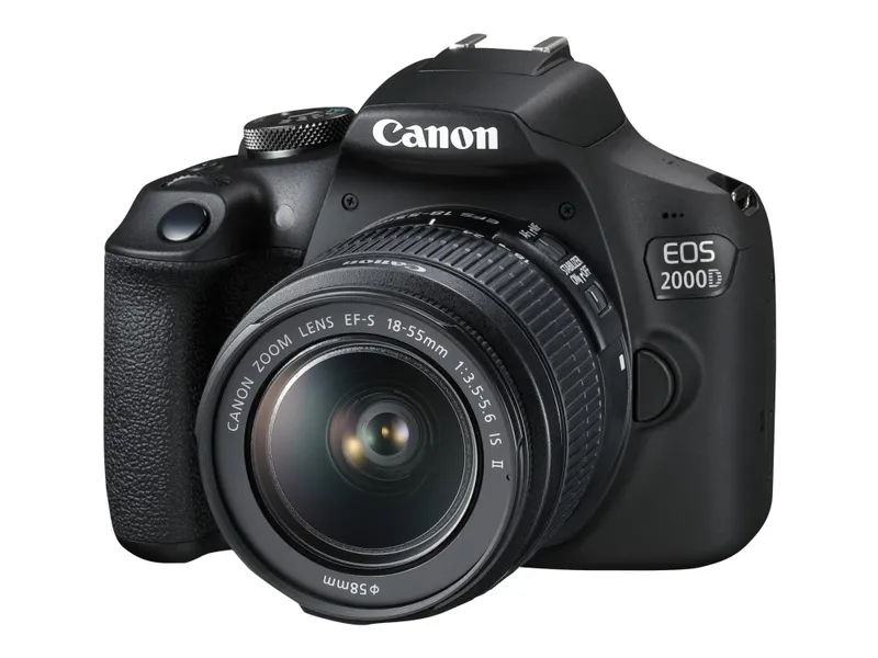 Canon EOS 2000D DSLR-kamerapaket 24,1 MP APS-C EF-S 18-55 mm + EF 75-300 mm