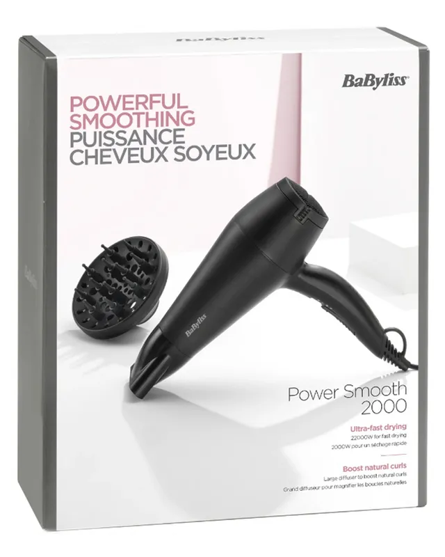 Babyliss Hårtork Power Smooth 2000 - 2000 W