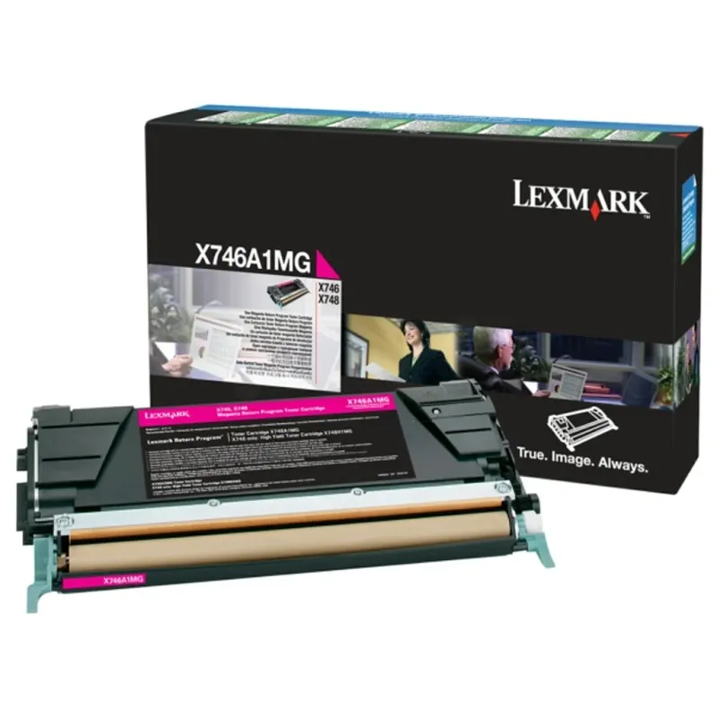 Lexmark – Magenta – original – tonerkassett LCCP, LRP – för Lexmark X746de, X748de, X748de LDS, X748de Statoil, X748dte