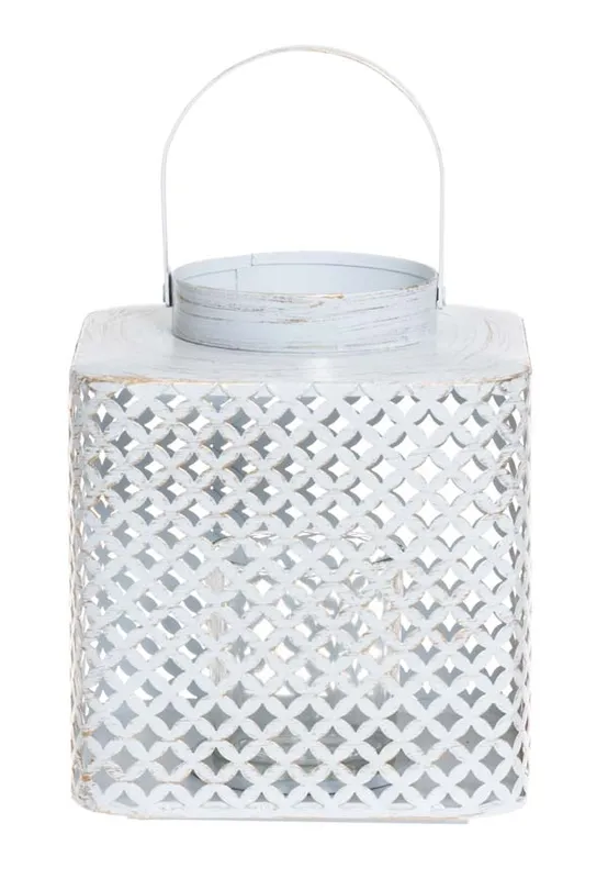 Lykta Marrakesh 19 cm – Vit