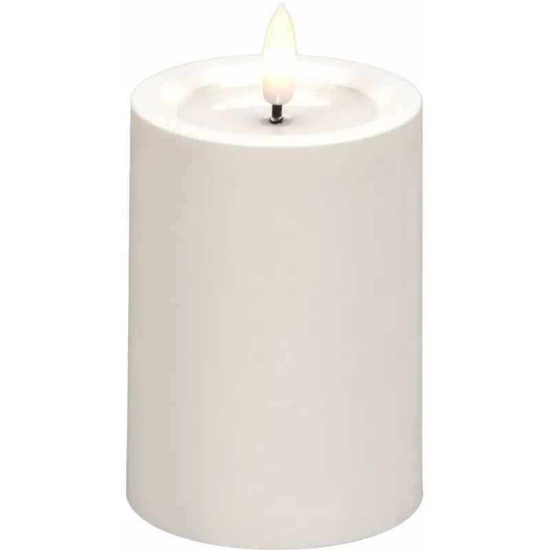 Blockljus KONSTSMIDE LED timer vit 10cm