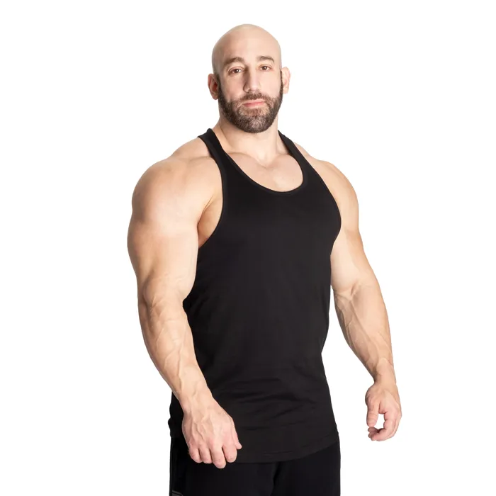 Standard Essential T‑Back Linne Svart (#7187)