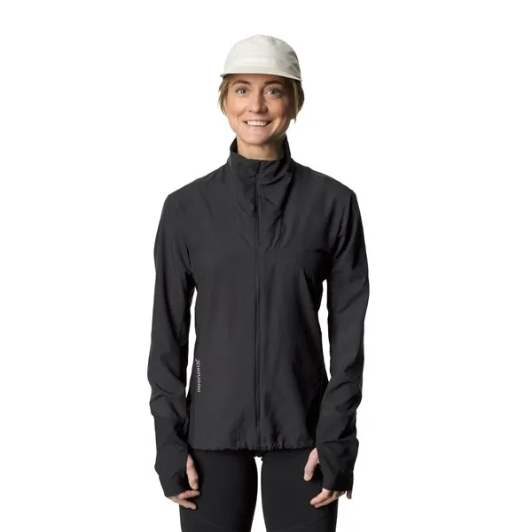 Houdini W’s Pace Wind Jacketen True Black - XS