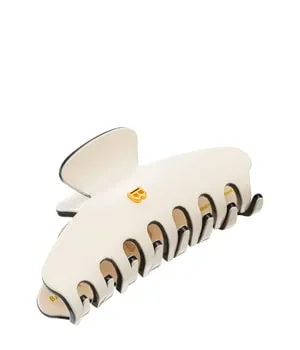 Balmain Cellulose Acetate Pince à Cheveux White/Black