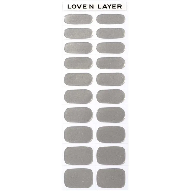 Love’n Layer Metallic Shiny Steel