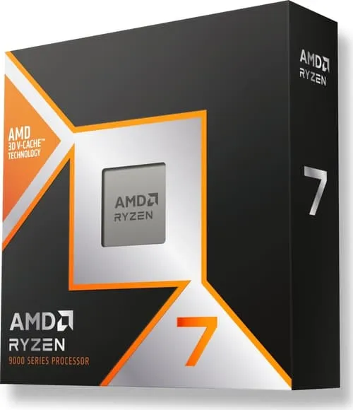 AMD Ryzen 7 9850X3D processor 8 kärnor 16 trådar upp till 5,6 GHz AM5