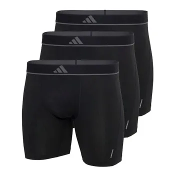 adidas Kalsonger 3P Active Micro Flex Boxer Brief Svart polyester Small Herr