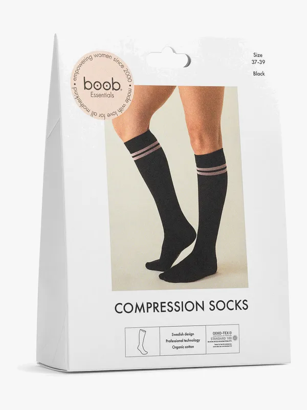 Boob Essentials Stödstrumpor, Svart