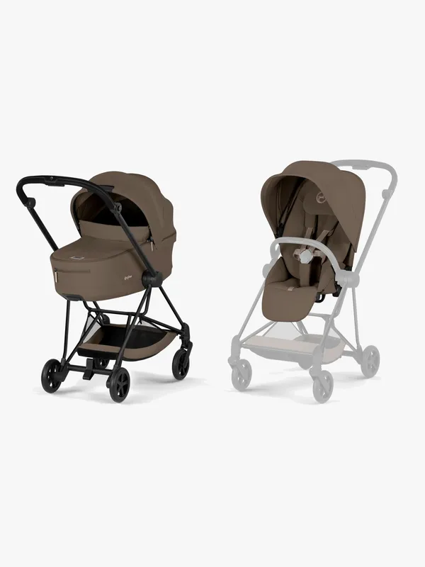 Cybex MIOS Comfort Duovagn, Matt Black/Coconut Brown