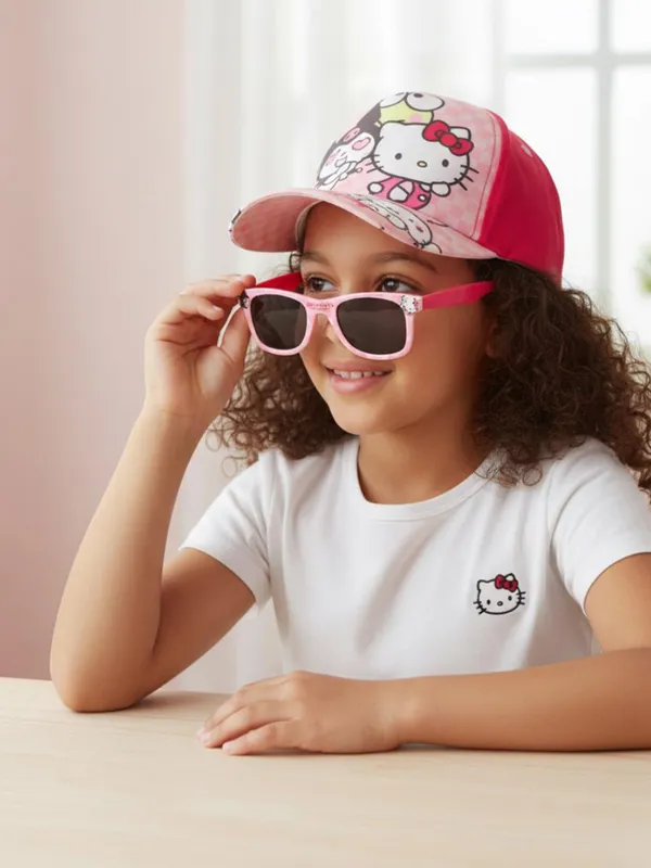 Hello Kitty Keps & Solglasögon, Lila