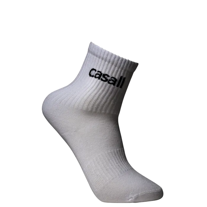 Casall Unisex Sportiga Tubsockor, Vit, 36-38