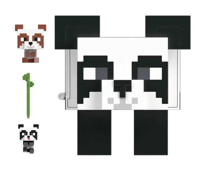 Minecraft MOB Head Mini Panda Playset