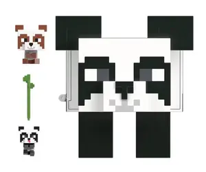 Minecraft MOB Head Mini Panda Playset