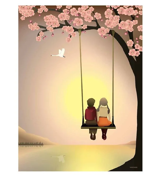 Vissevasse Affisch – 30×40 – Sunset With You