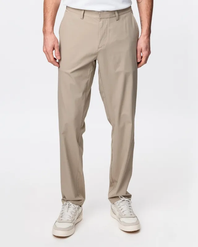 Lightweight Tech Pants – Beige – 2XL / Tapered fit