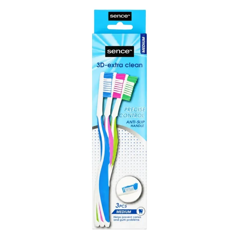 Sencefresh Tandborste 3-pack