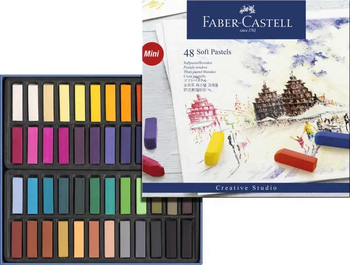 Kritor Softpastellkritor 48 Färger Faber-Castell