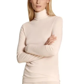 Calida True Confidence Polo Shirt Long Sleeve Benvit X-Small Dam