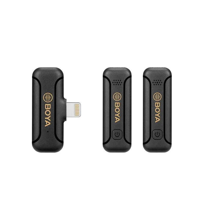 BOYA Trådlöst Mikrofonsystem x2 BY-WM3 För Lightning