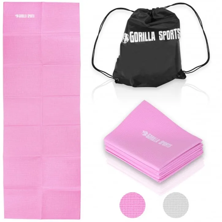 Gorilla Sports Yogamatta Vikbar 173x61cm