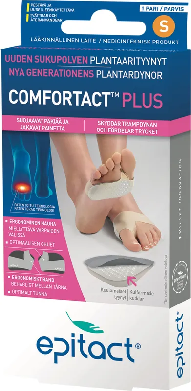Trampdynekuddar Epitact Comfortact Plus - gel och skummaterial