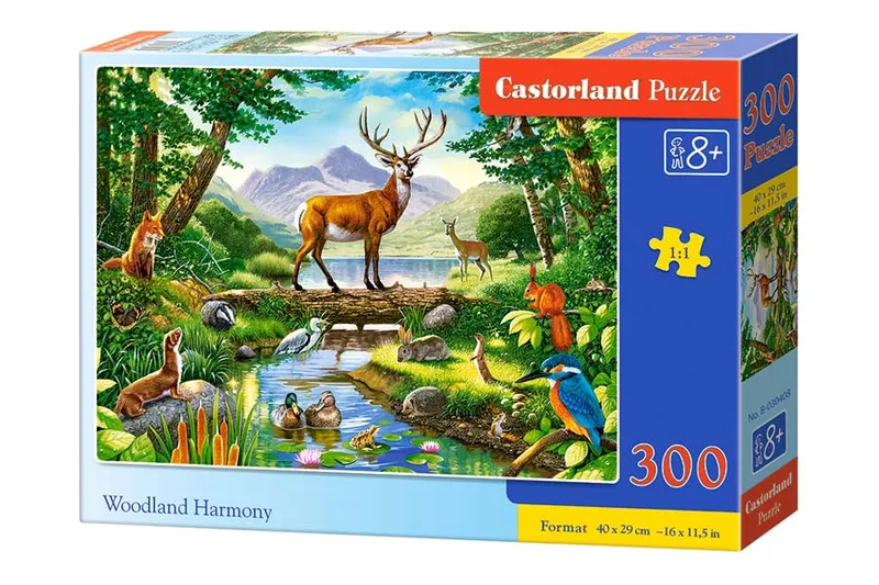 Castorland Pussel - Skogens harmoni 300 stora bitar