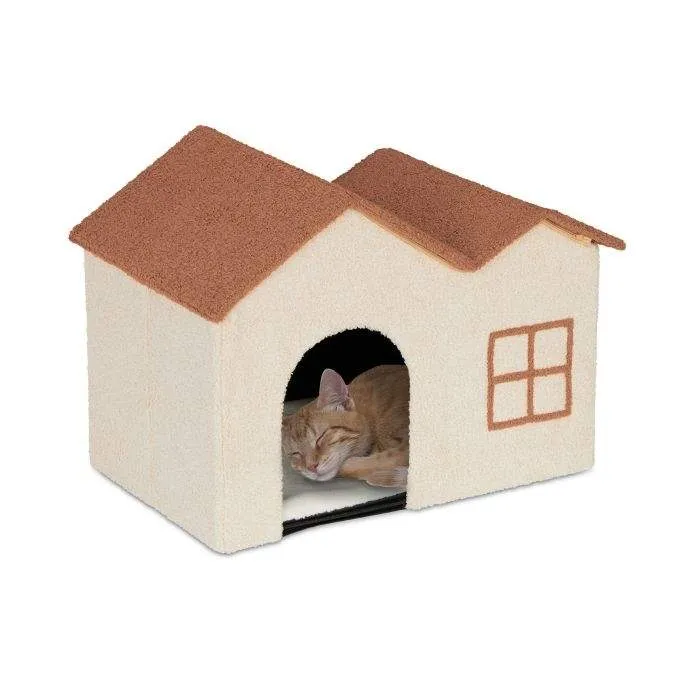 Kattgrotta i beige