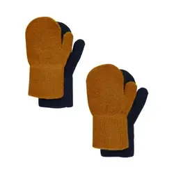 CeLaVi Vantar - Ull/Nylon - 2-pack - Pumpkin Spice/Navy