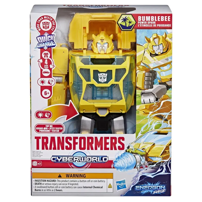 Transformers Cyberworld Power Spark Bumblebee – Transformers – Leksaksaffären