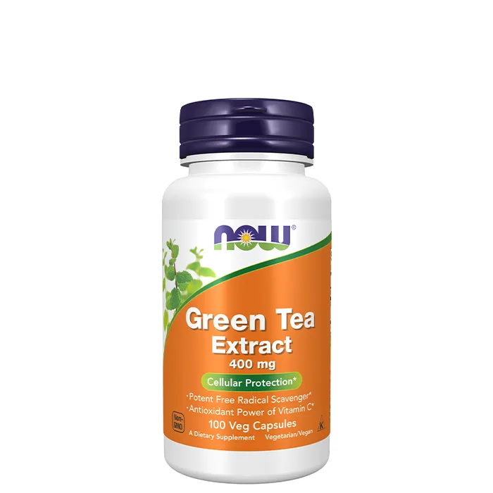NOW - Grönt Te-extrakt, 400 mg - 100 vegetabiliska kapslar