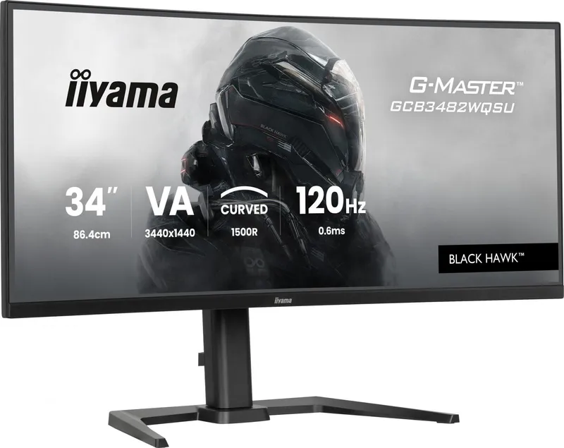 34″ iiyama GCB3482WQSU-B1 - 3440×1440 - 120Hz - VA