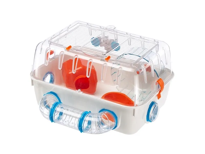 Ferplast Combi 1 Hamster Transparent, Vit