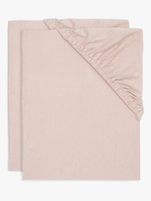 Jollein Dra-på-lakan 2-Pack 40×80, Wild Rose