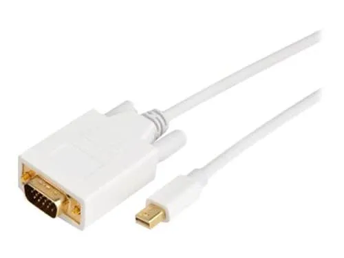 Prokord Displayport-kabel 1.83m Mini Displayport Vga Vit