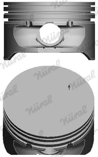 NÜRAL 87-125607-00 Kolv