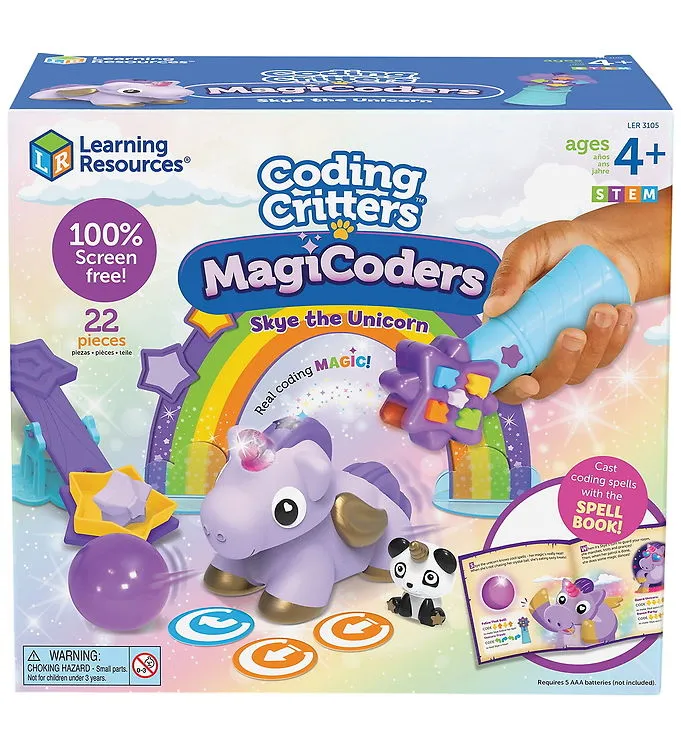 Learning Resources Coding Critters Interaktivt Lekset Skye the Unicorn