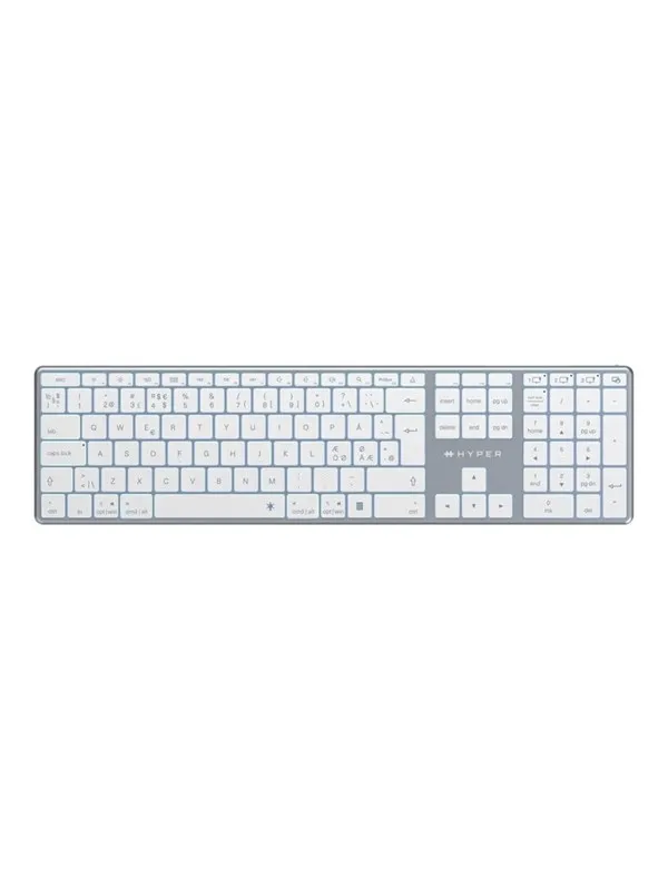 Hyper ® Space Next Bluetooth Wireless - Tangentbord - Nordisk - Grå