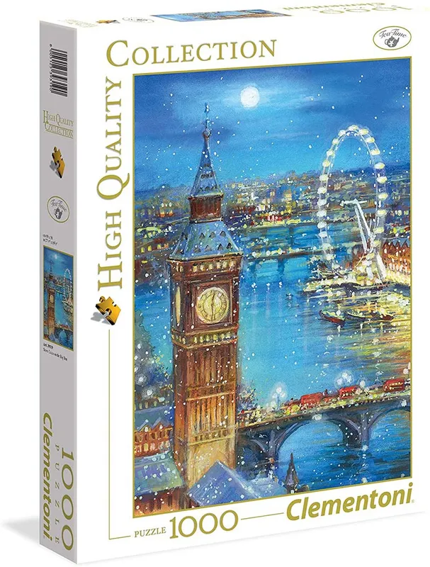 Pussel – Jul vid Big Ben, London 1000 Bitar