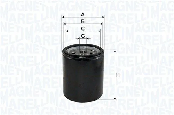 Bränslefilter MAGNETI MARELLI 153071762561