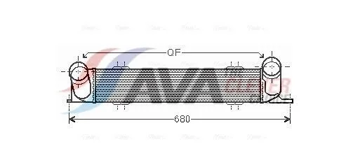 Intercooler AVA COOLING SYSTEMS BW4378
