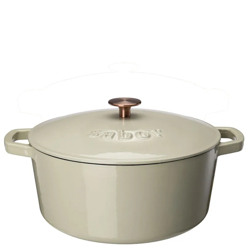 Gjutjärnsgryta Sabor 6,7L - Grå Ø28CM