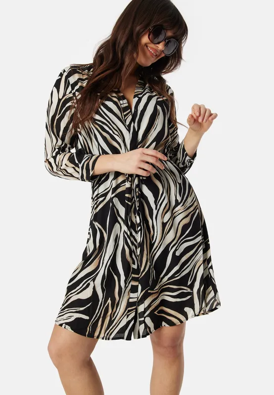 Damina 7/8 AOP Dress (#3675)