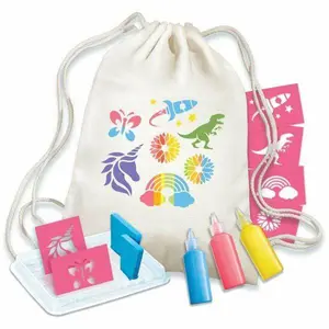 Pysselset Textiltryck Stencil Backpack Printing 4M