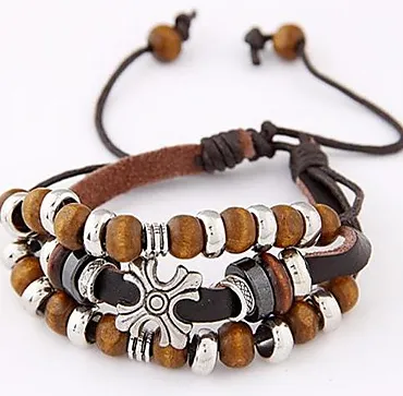 Wrapper läder armband