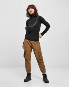 Urban Classics Dame Basis Turtleneck Svart