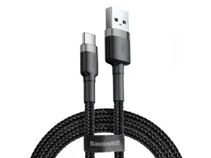 Baseus Cafule USB-C till USB-A kabel 3A 1M - Grå/Svart