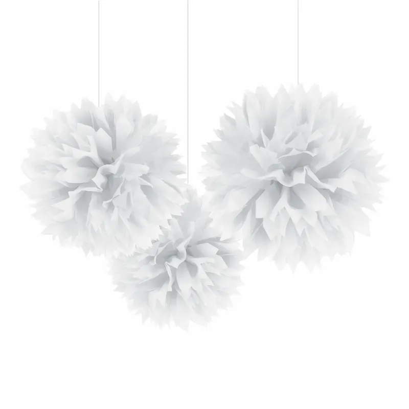 Pom-Poms Vita Takdekoration - 3-pack