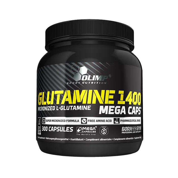 Glutamine Mega Caps 1400 300 kapslar