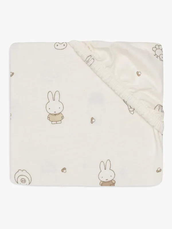 Jollein Dra-på-lakan 60×120, Miffy Family Farm